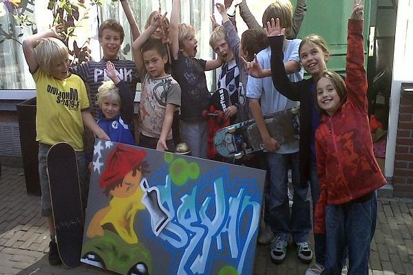 Graffiti feestje Nieuwegein